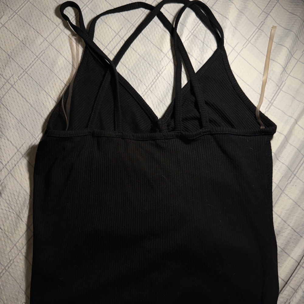 Black Ruched Top - Picture 2 of 2